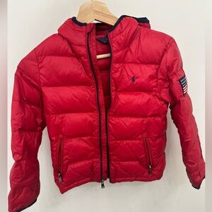 Polo by Ralph Lauren Red Kids Puffer Jacket